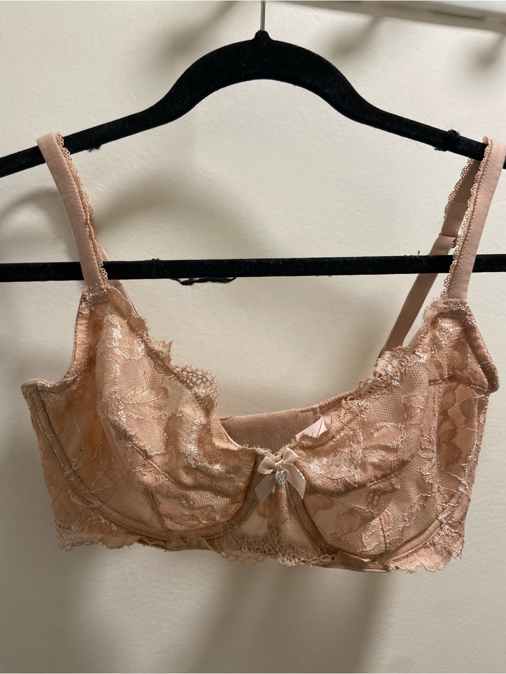 Victoria's Secret Lace Underwire Bra in Blush